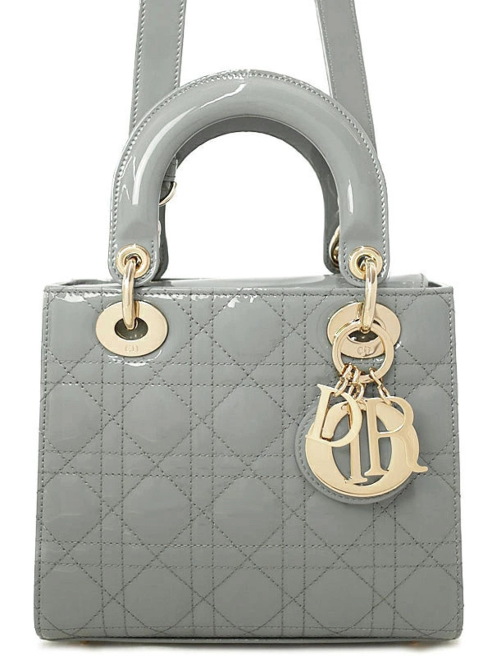 Christian Dior Lady Dior bag Cannage quilt pattern pale Blue